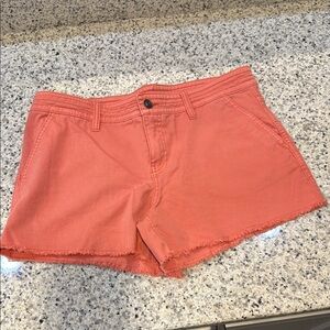 Prana Pink Jean Shorts Casual Summer Style